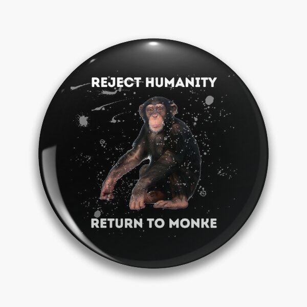 Item preview, Reject Humanity Return to Monke designed and sold by Sus-Snail-Co.