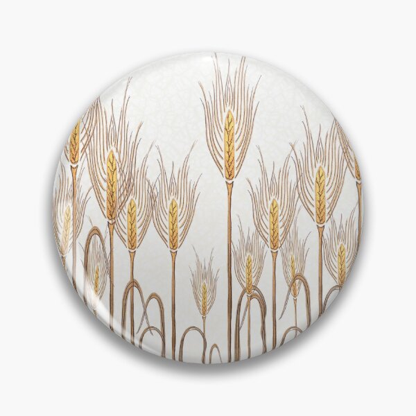 Item preview, Tall Golden Stalks Of Wheat Farm Crops Off White Background designed and sold by jocelynsart.