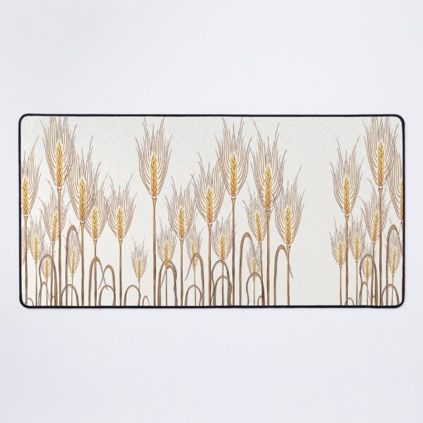Item preview, Tall Golden Stalks Of Wheat Farm Crops Off White Background designed and sold by jocelynsart.