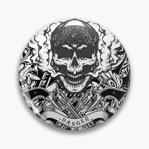 Item preview, Skull Tattoo | Danger Things designed and sold by DigoCostaK7css.