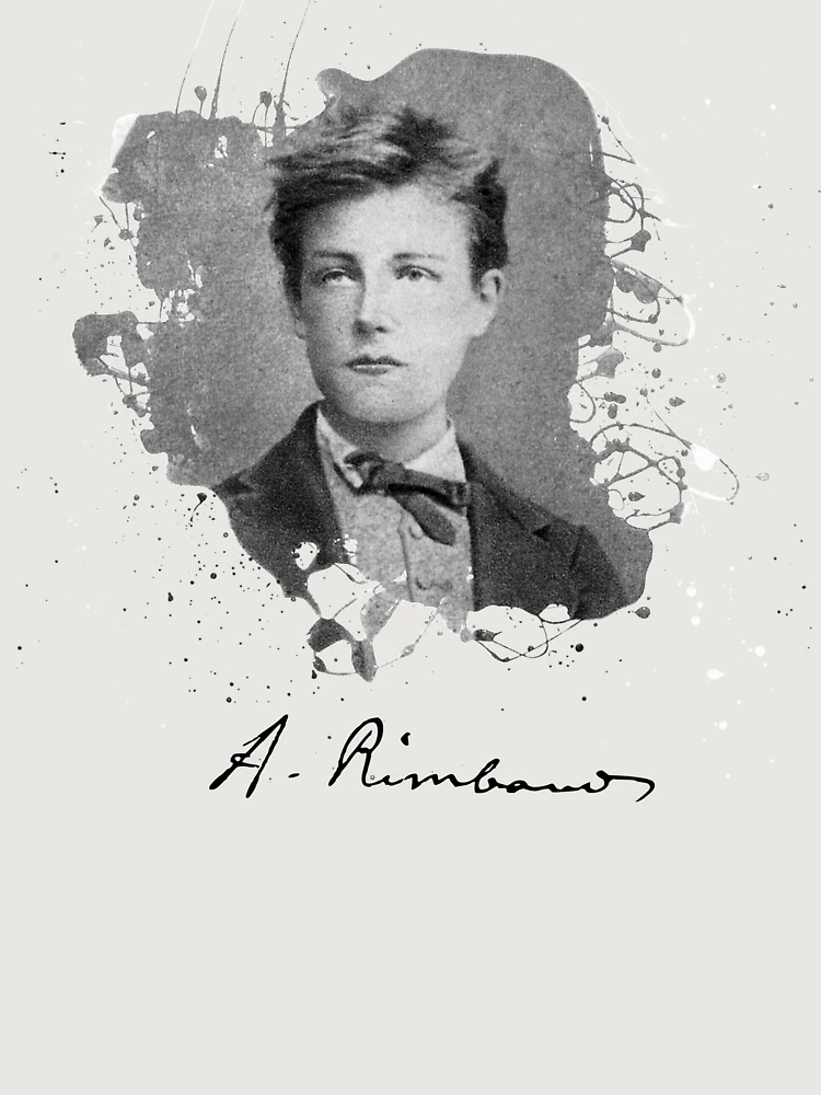 Thumbnail 6 of 6, Premium Oversized Sweatshirt, Arthur Rimbaud, Ink effect designed and sold by Gilliatt.