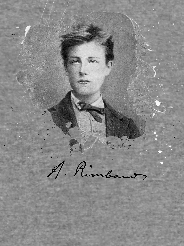 Thumbnail 6 of 6, Lightweight Sweatshirt, Arthur Rimbaud, Ink effect designed and sold by Gilliatt.