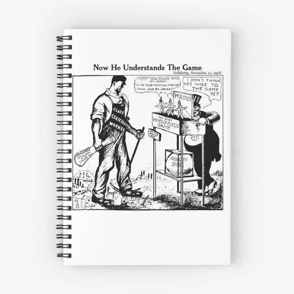 Item preview, Now He Understands The Game - IWW, Socialist, Labor Union, Solidarity designed and sold by SpaceDogLaika.