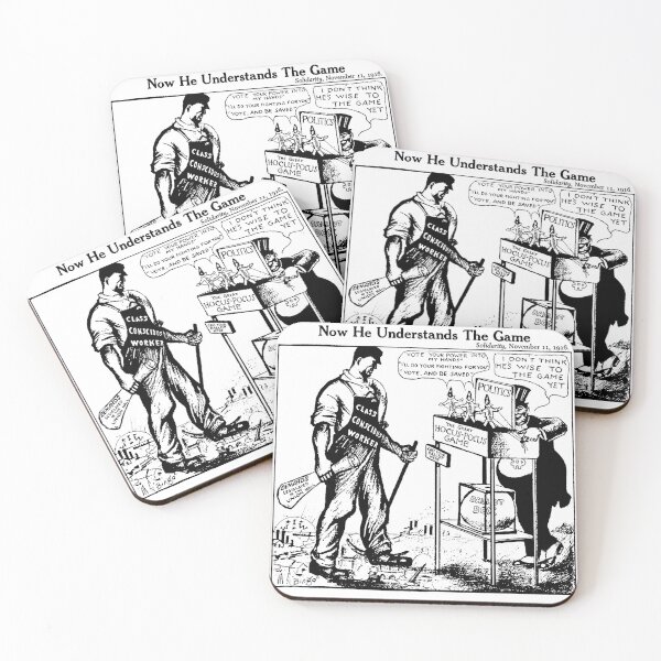 Item preview, Now He Understands The Game - IWW, Socialist, Labor Union, Solidarity designed and sold by SpaceDogLaika.