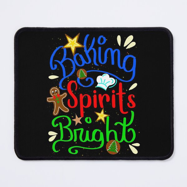 Item preview, Baking Spirits Bright, Funny Christmas Quotes designed and sold by orangeblue21.
