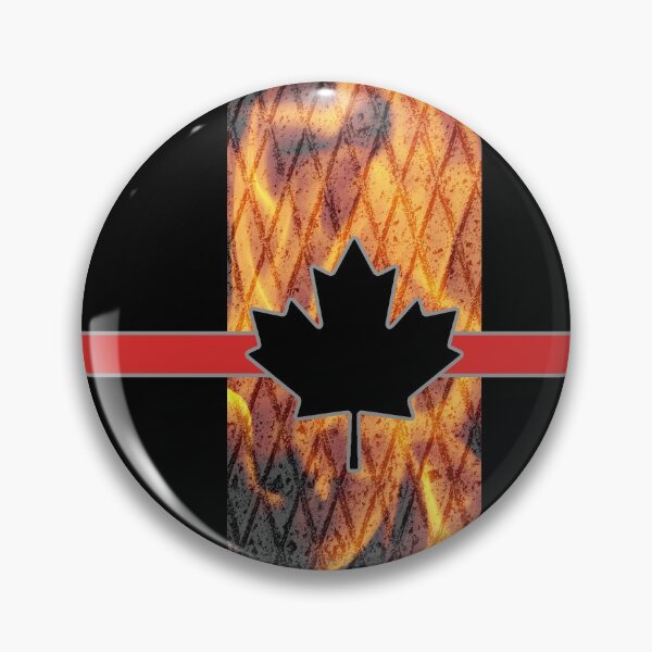 Item preview, Canadian Thin Red Line Flag Flames designed and sold by Jared Davies.