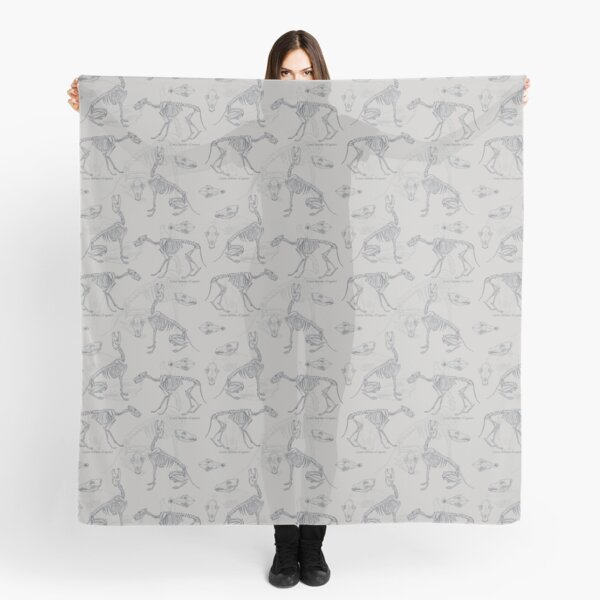 Coyote Skeletons Scarf