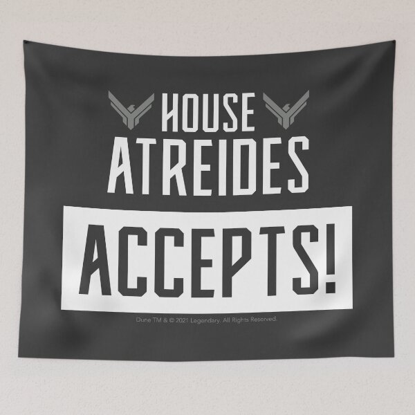 Item preview, House Atreides Accepts Logo Art - Dune 2021 designed and sold by Luhmdesign.