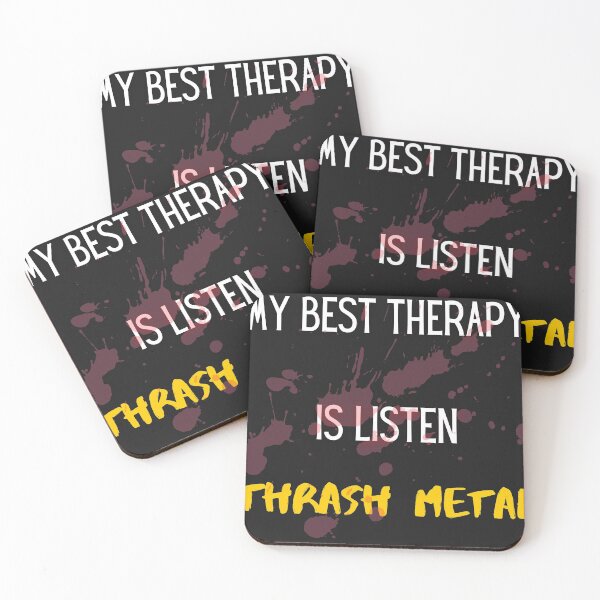 Item preview, My Best Therapy is Listen Thrash Metal designed and sold by MetalRockProg.