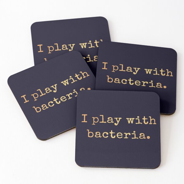 Item preview, I Play With Bacteria - Funny Science Design designed and sold by AscendMerch.