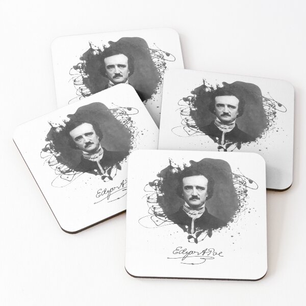 Aperçu de l'œuvre Edgar Allan Poe, effet encre créée et vendue par Gilliatt.