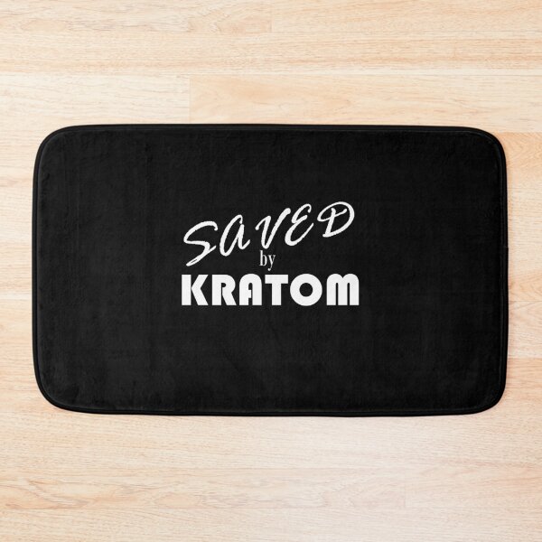 Item preview, Saved by Kratom - White Text designed and sold by MountMercantile.