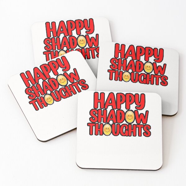 Item preview, Happy Shadow Thoughts funny quote designed and sold by Mr Wolf.