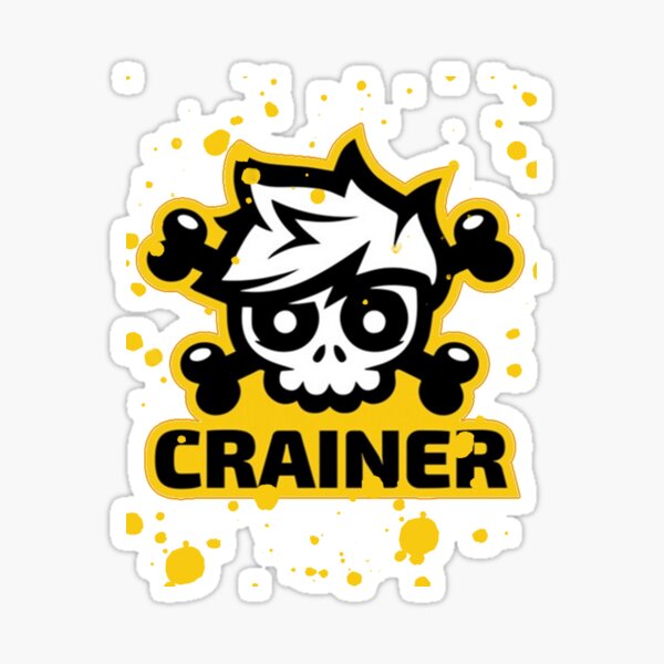 Crainer Skull Gamer Sticker