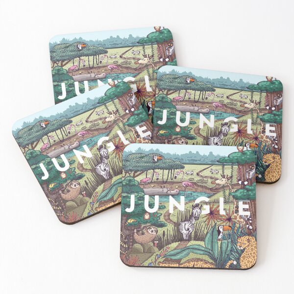 Item preview, Cute Cartoon Doodle Jungle Life designed and sold by Vector Scout Lab.