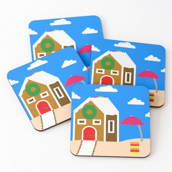 Item preview, Tropical Gingerbread Scenery  designed and sold by Sketches by Sophie.