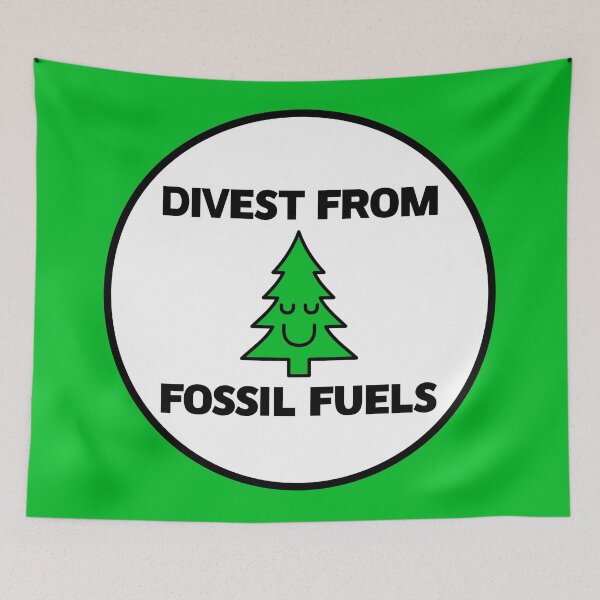 Item preview, Divest From Fossil Fuels - Renewable Energy designed and sold by Picket Club.