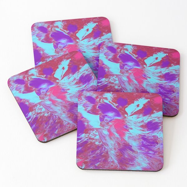 Item preview, Berryflower acrylic abstract on canvas designed and sold by Color Splash Gallery.