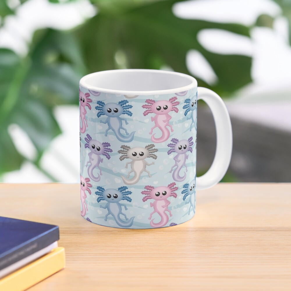 Colorful Underwater Axolotl Mug – Amy's Coffee Mugs