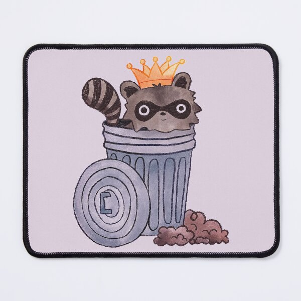 Ronald Raccoon King of the Trash Pandas Mouse Pad
