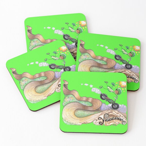Item preview, Big~AAAA Riding on neon green!  designed and sold by knightfyer.