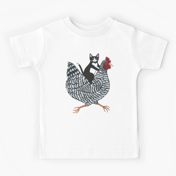 Artikel-Vorschau von Smoking Cat Chicken Ride, designt und verkauft von KilkennyCat Art.