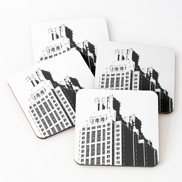 Item preview, Black and White Buildings designed and sold by Victoria  Cook.