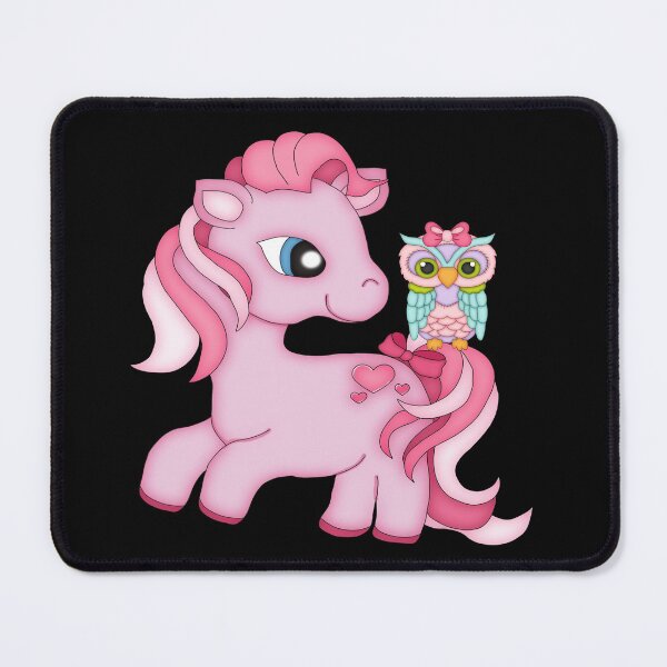 Item preview, Pretty in Pink .. the pony and the owl designed and sold by LoneAngel.