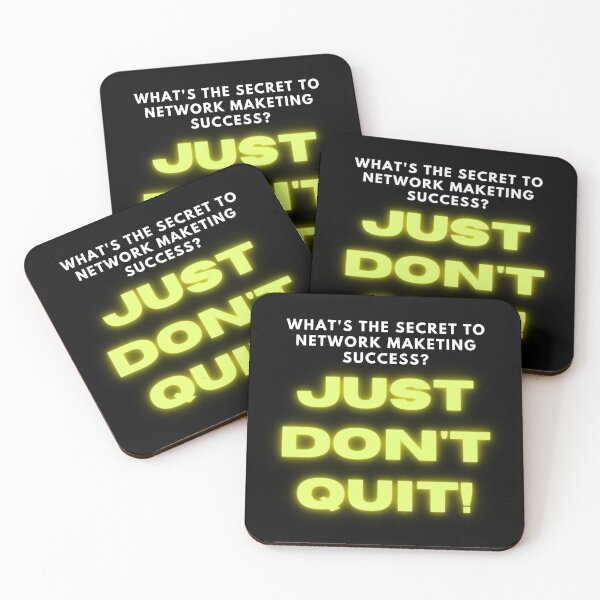 Item preview, Secret to Network Marketing, just dont quit designed and sold by MotivationDNA.