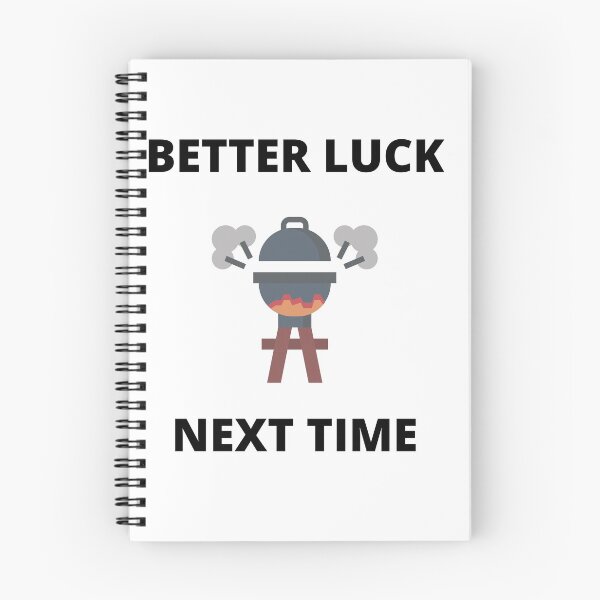 Item preview, Funny Better Luck Next Time BBQ Grill Apron designed and sold by MimsTees.