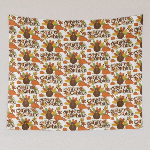 Item preview, Gobble Gobble Turkey Thanksgiving decor, stickers and apparel.     designed and sold by lduke47.
