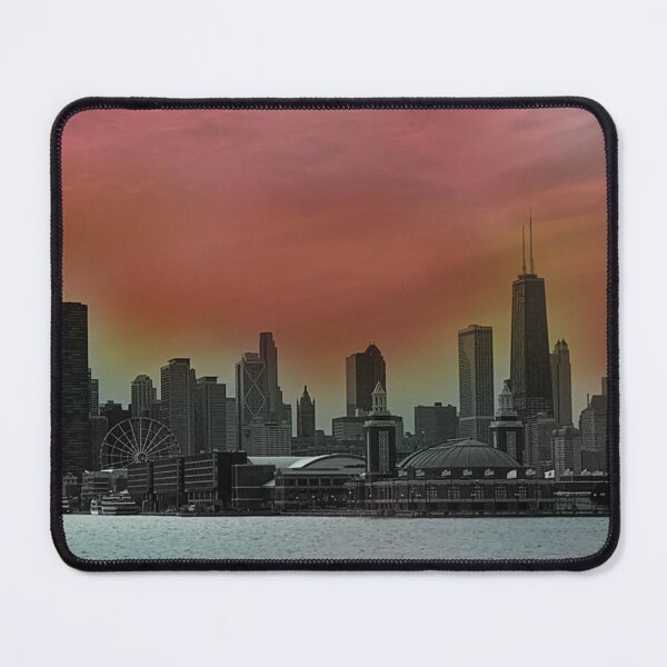 Item preview, Colorized Chicago Skyline designed and sold by Darby Sauer.