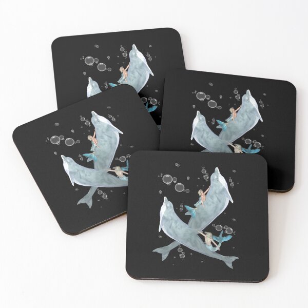 Item preview, Mermen and Dolphins at Play  designed and sold by LoneAngel.