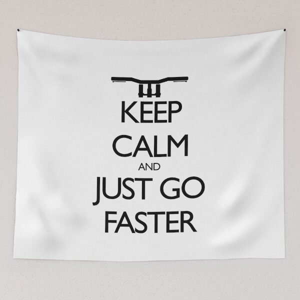 Item preview, Keep Calm & Just Go Faster designed and sold by LivingItFunky.