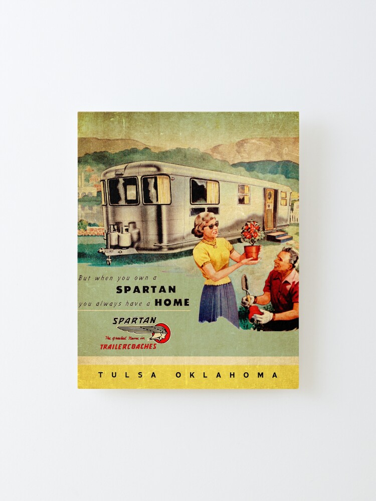Alternate view of Spartan Trailers Tulsa Mounted Print