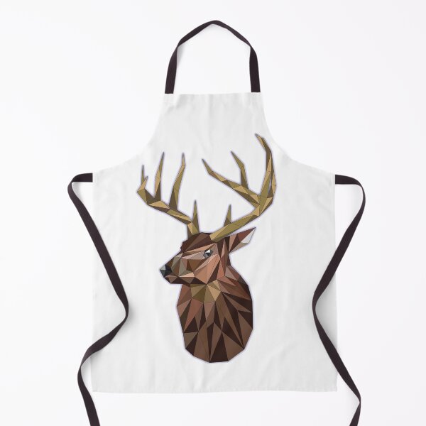 Item preview, Whitetail Deer Sticker Decal Low Poly Art designed and sold by FlyingSeas.