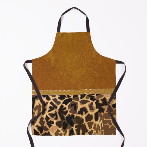Item preview, Graphic Giraffe Print and Digital Brown Leather designed and sold by jocelynsart.