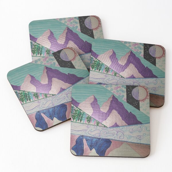 Item preview, Abstract Mountains  designed and sold by rebeccafaul.