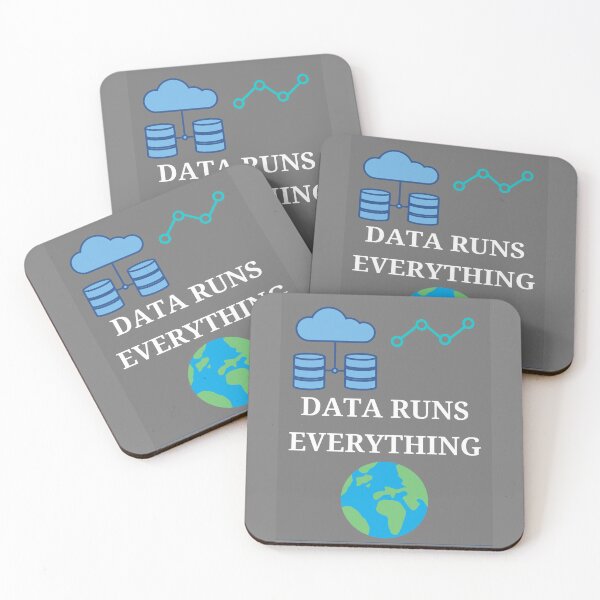 Item preview,  Data Runs Everything  Grey  designed and sold by UpcomingTech.