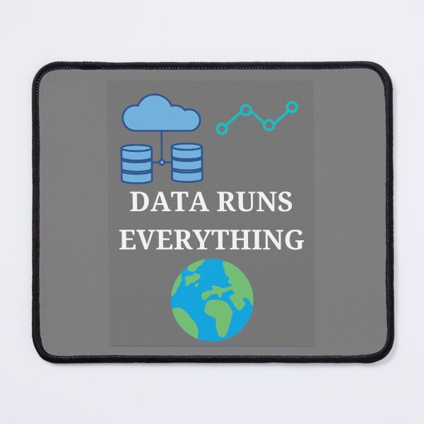Item preview,  Data Runs Everything  Grey  designed and sold by UpcomingTech.