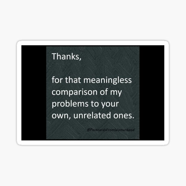 Meaningless blk Sticker