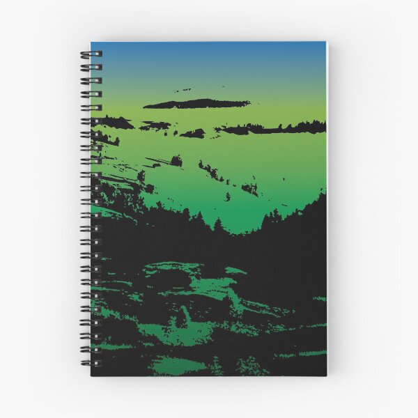 Item preview, Black Green And Blue Abstract Vegetation designed and sold by RPMELO.