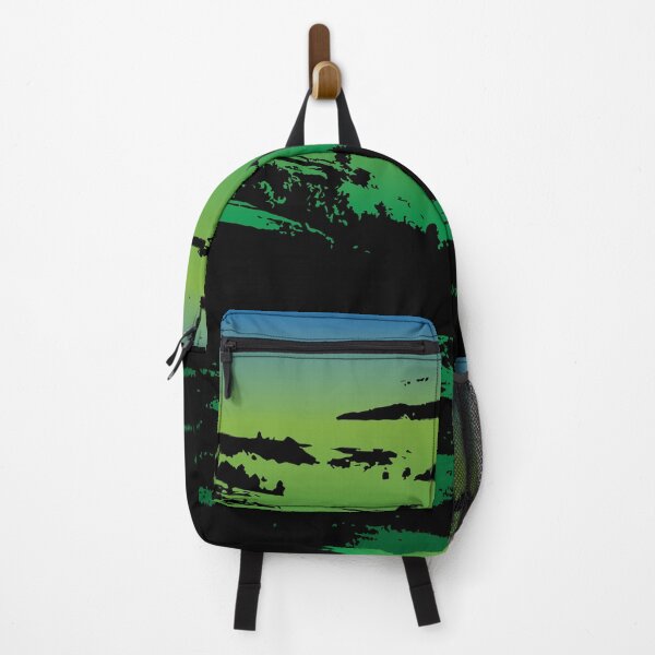 Item preview, Black Green And Blue Abstract Vegetation designed and sold by RPMELO.