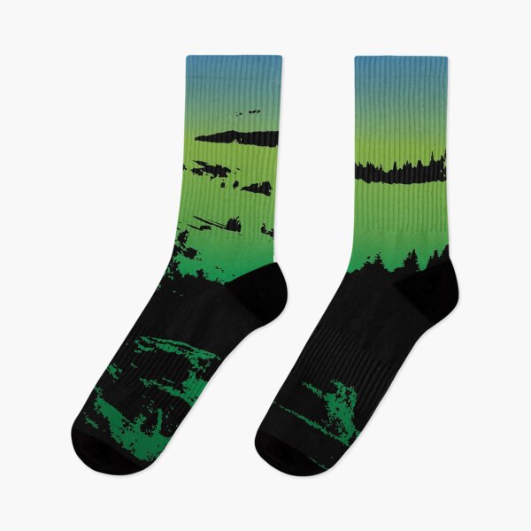 Item preview, Black Green And Blue Abstract Vegetation designed and sold by RPMELO.
