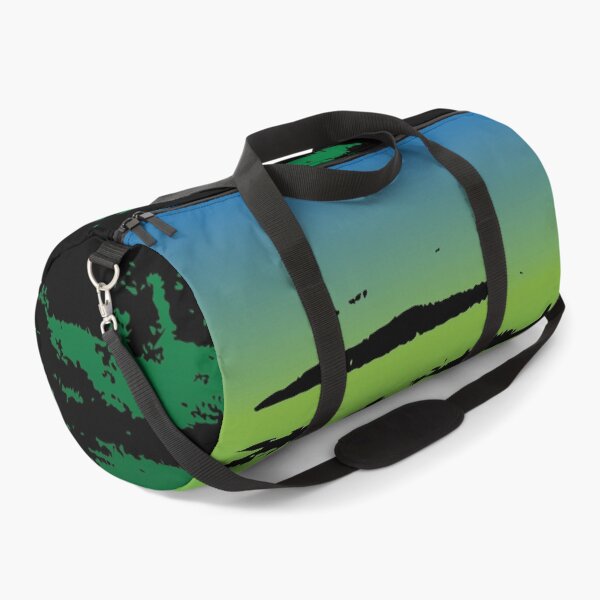 Item preview, Black Green And Blue Abstract Vegetation designed and sold by RPMELO.