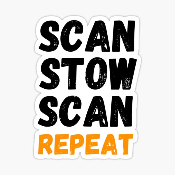 Item preview, Scan Stow Scan Repeat designed and sold by imtinaneEmi.