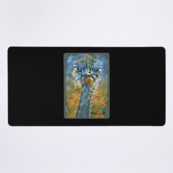 Item preview, Ostrich - Bird Oil Painting  designed and sold by ColorfulMystic.