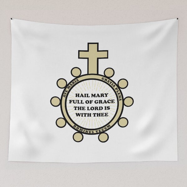 Item preview, Ave Maria Gratia Plena - Rosary Ring designed and sold by molamode.
