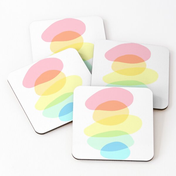 Item preview, Rainbow blobs designed and sold by HappyDayDoodles.