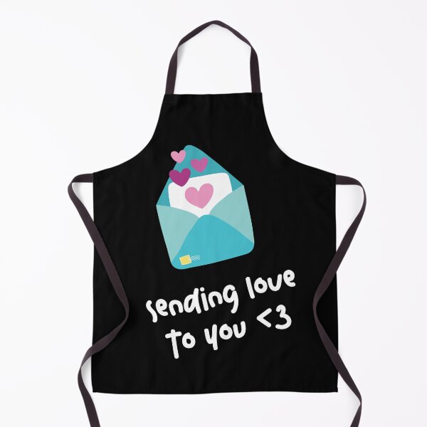 Sending Love Crush Wholesome Meme Apron